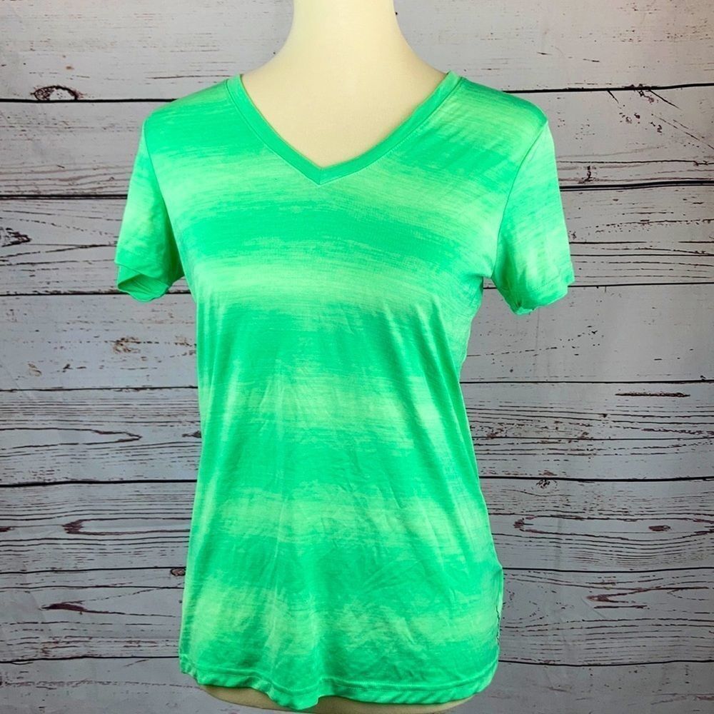 Reebok V-Neck Short Sleeve Workout Tee